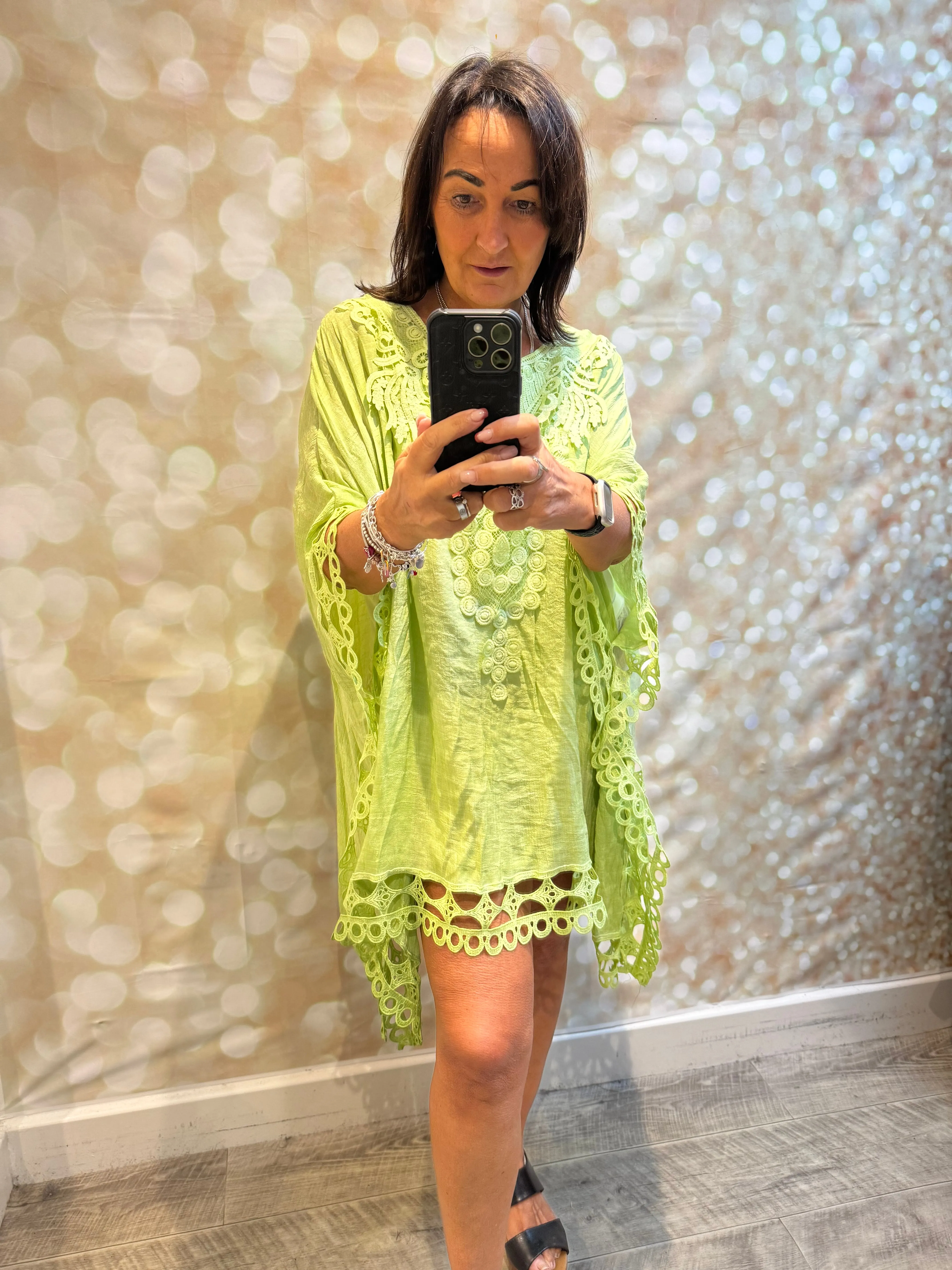 Lace Trim Cover Up