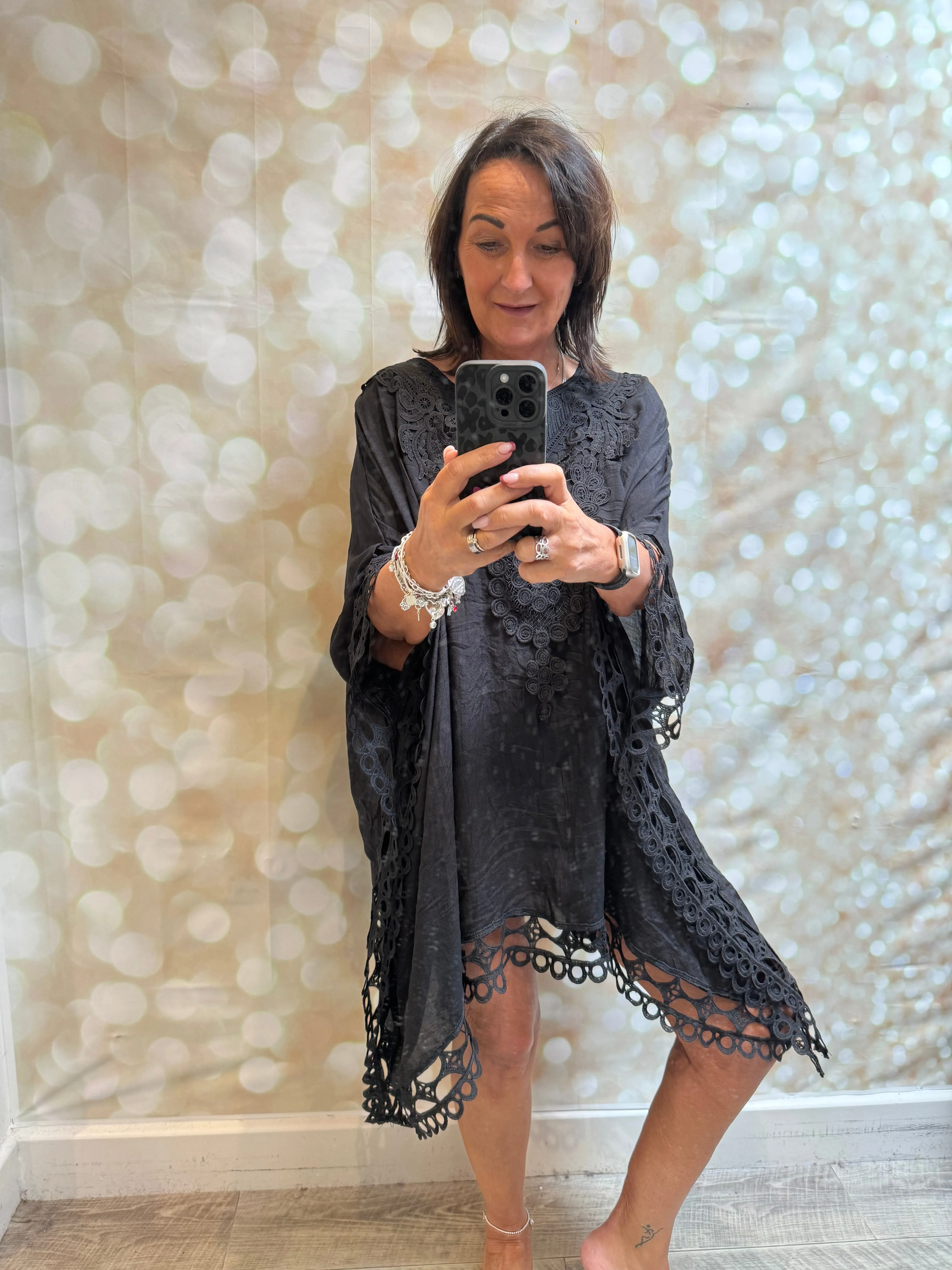 Lace Trim Cover Up
