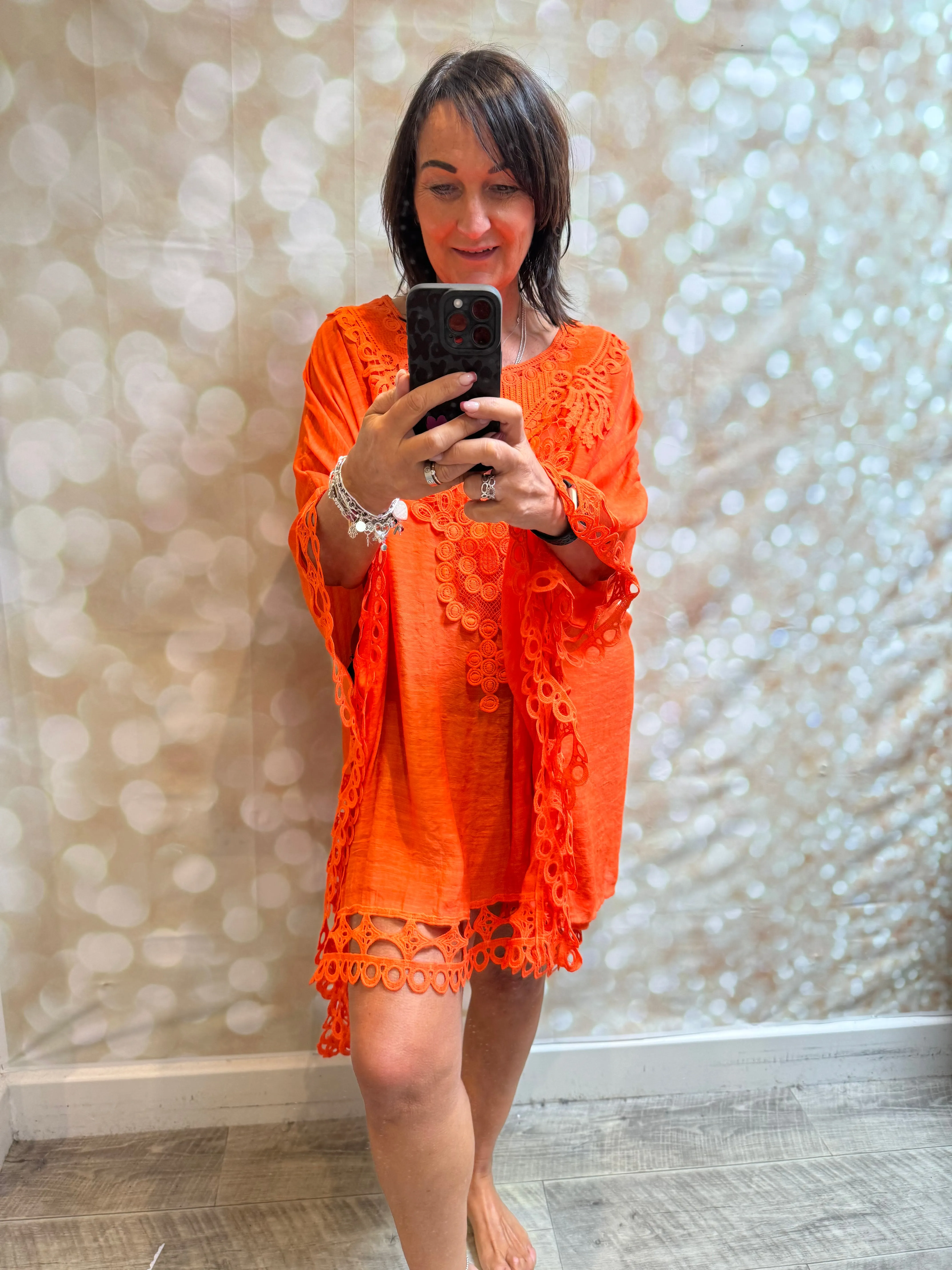 Lace Trim Cover Up