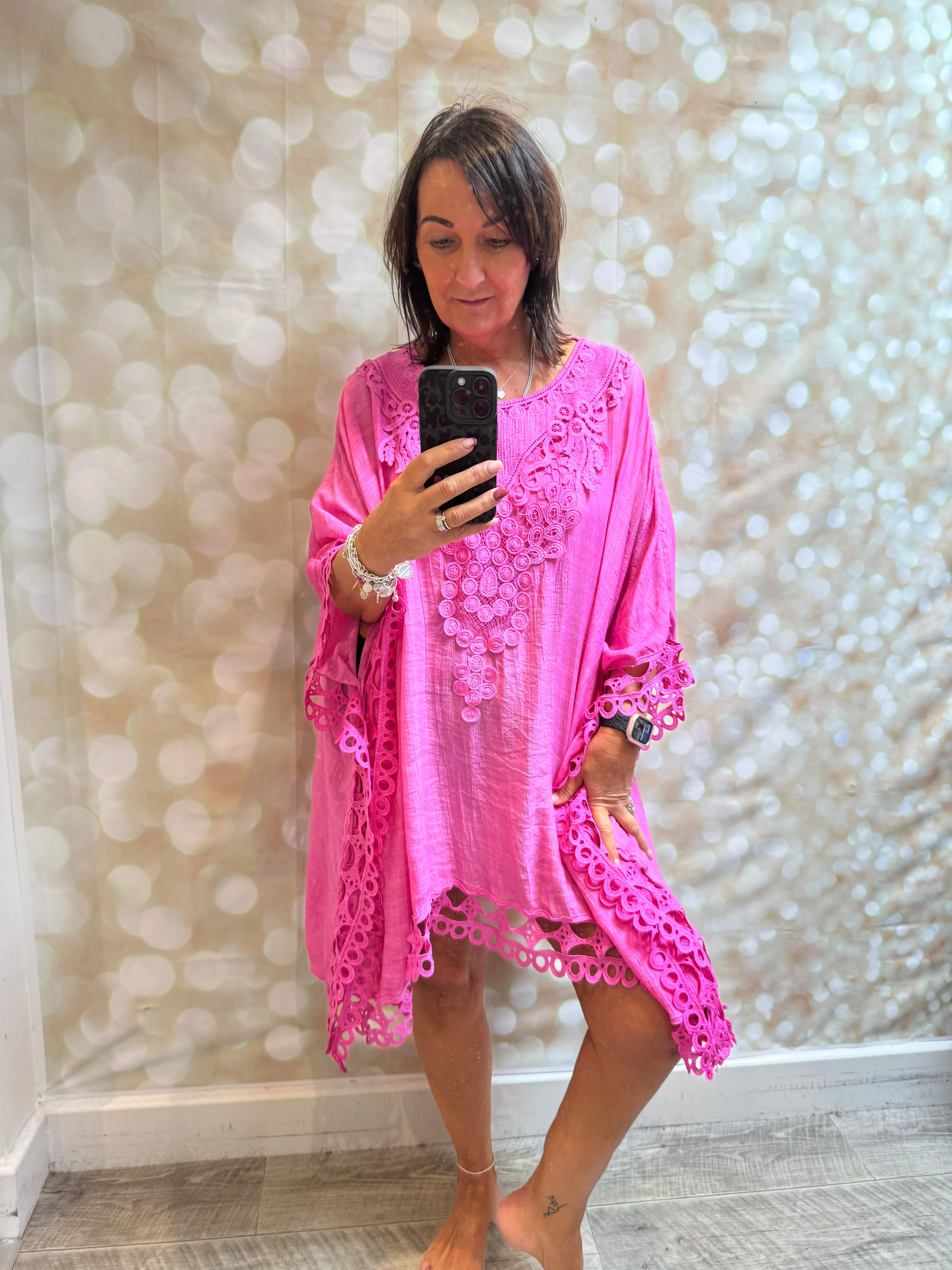 Lace Trim Cover Up