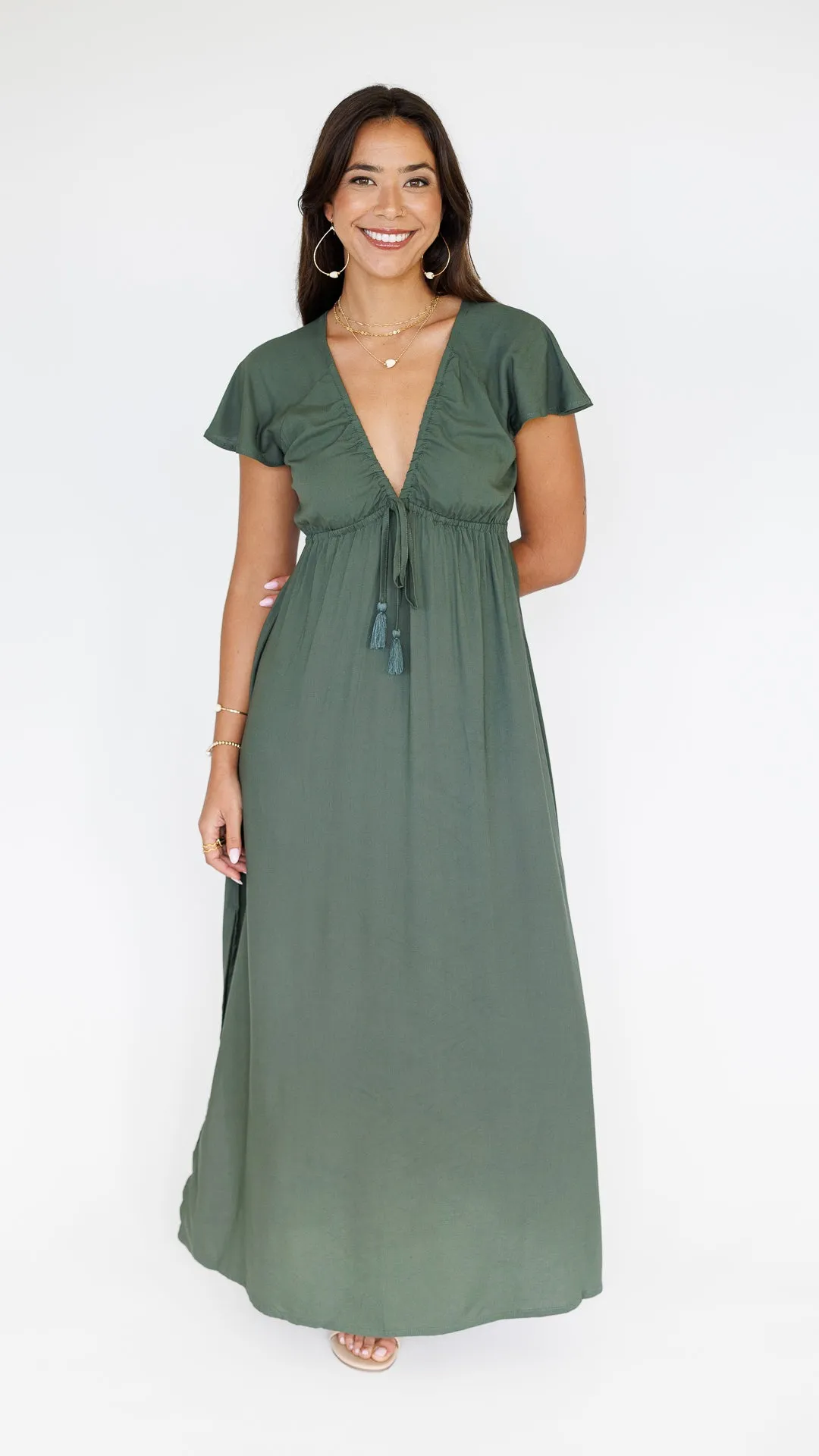 Leilani Dress / Seaweed