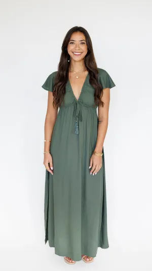 Leilani Dress / Seaweed