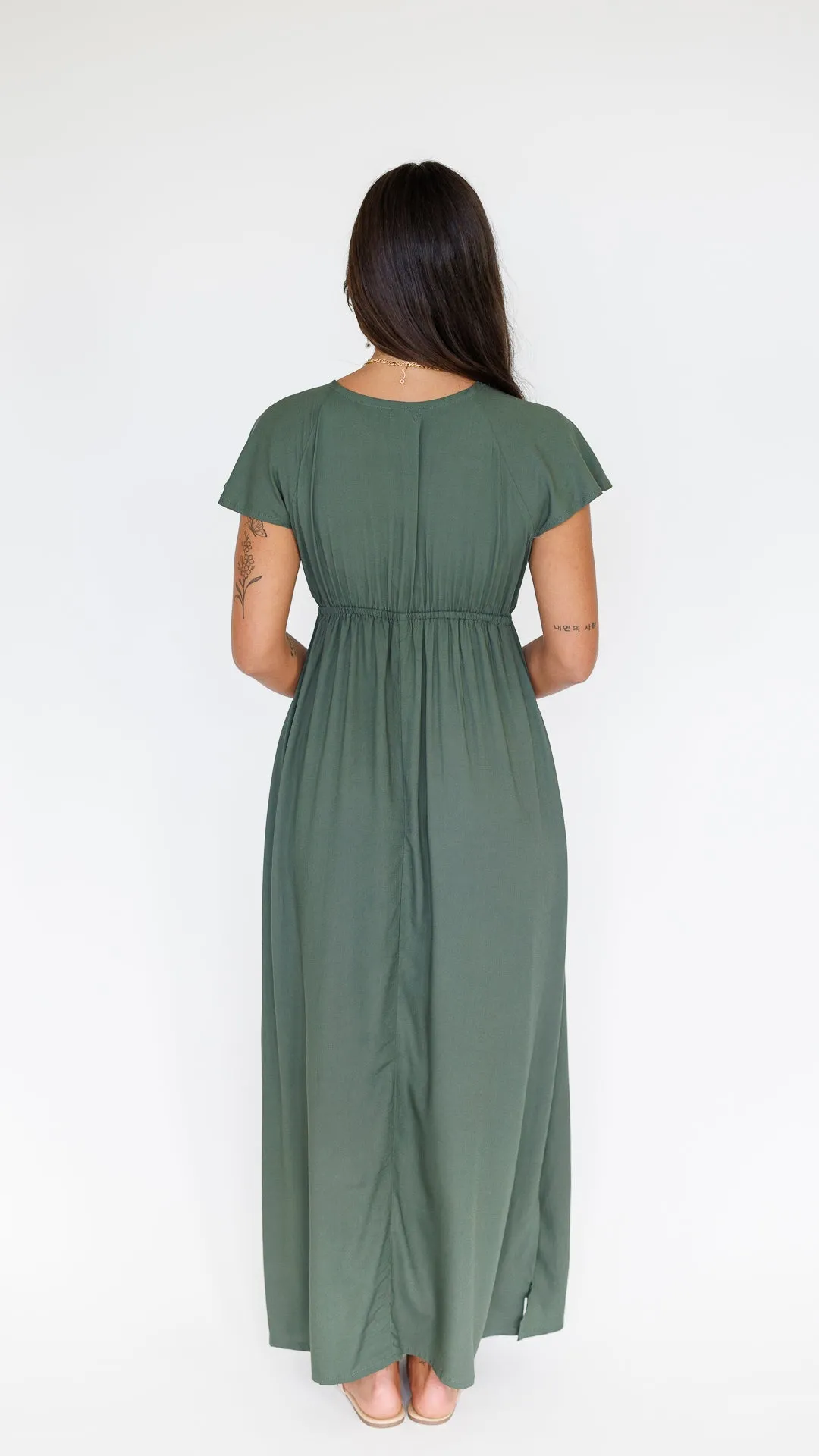 Leilani Dress / Seaweed