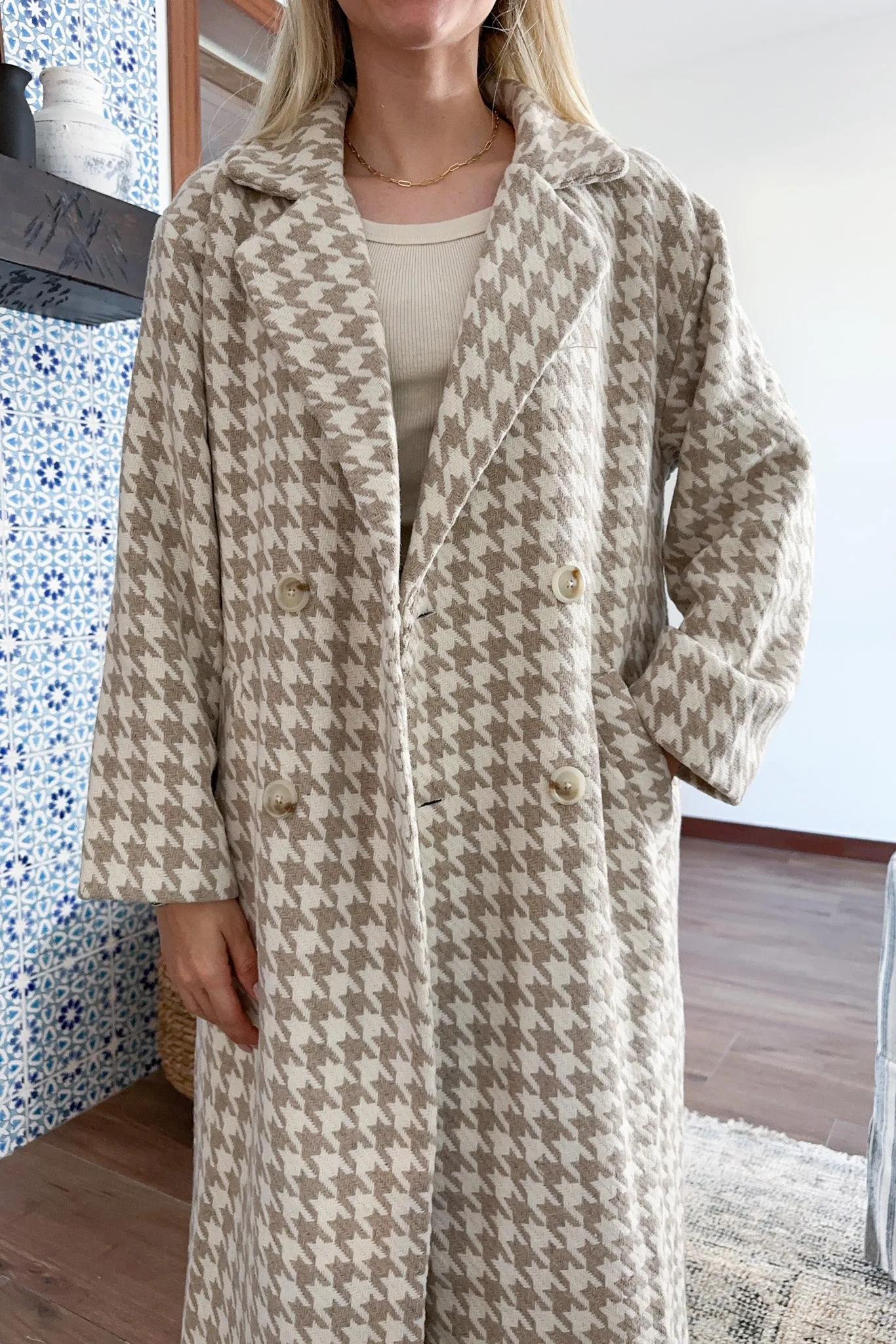 Lilibet Houndstooth Coat