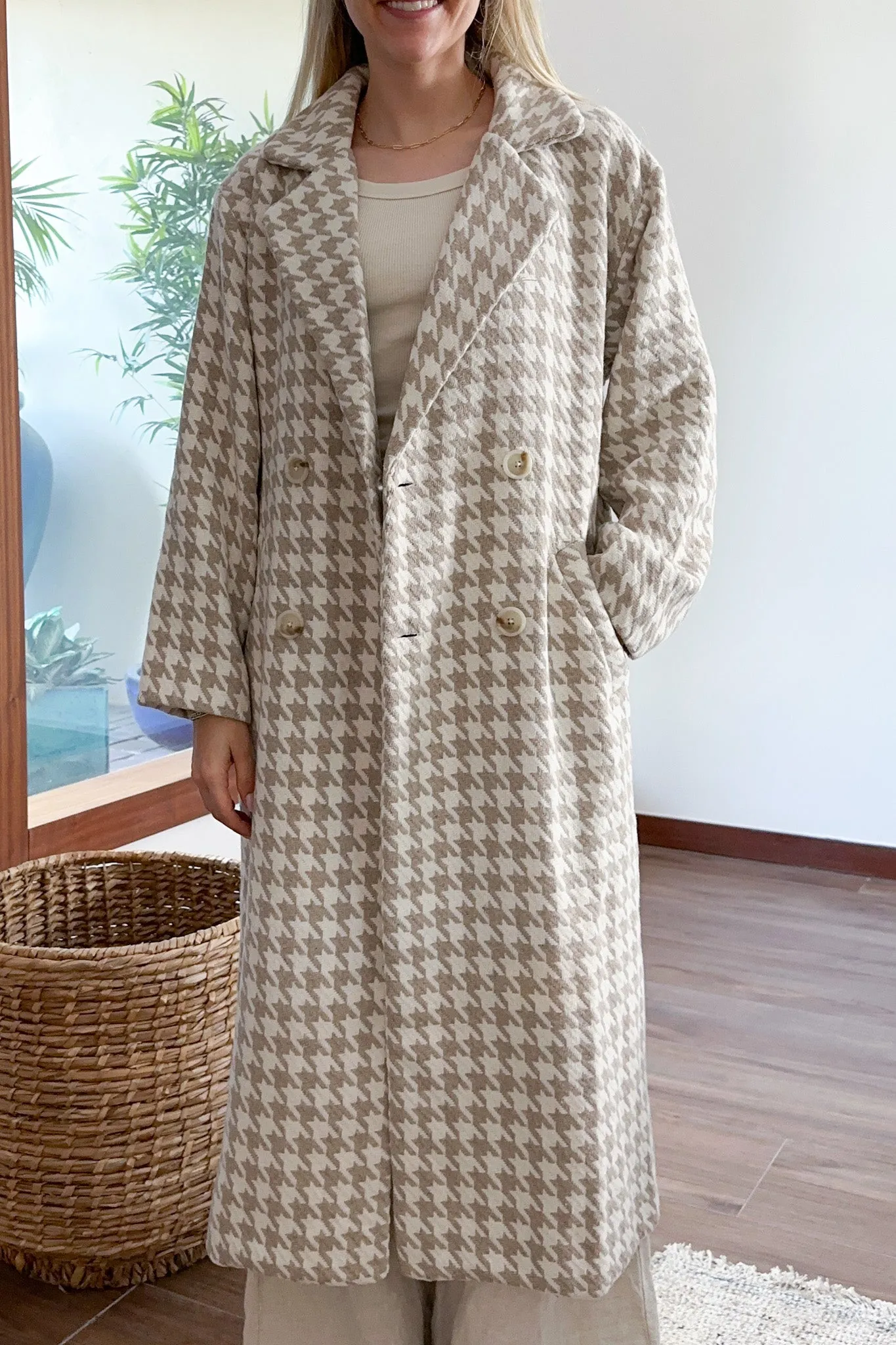Lilibet Houndstooth Coat