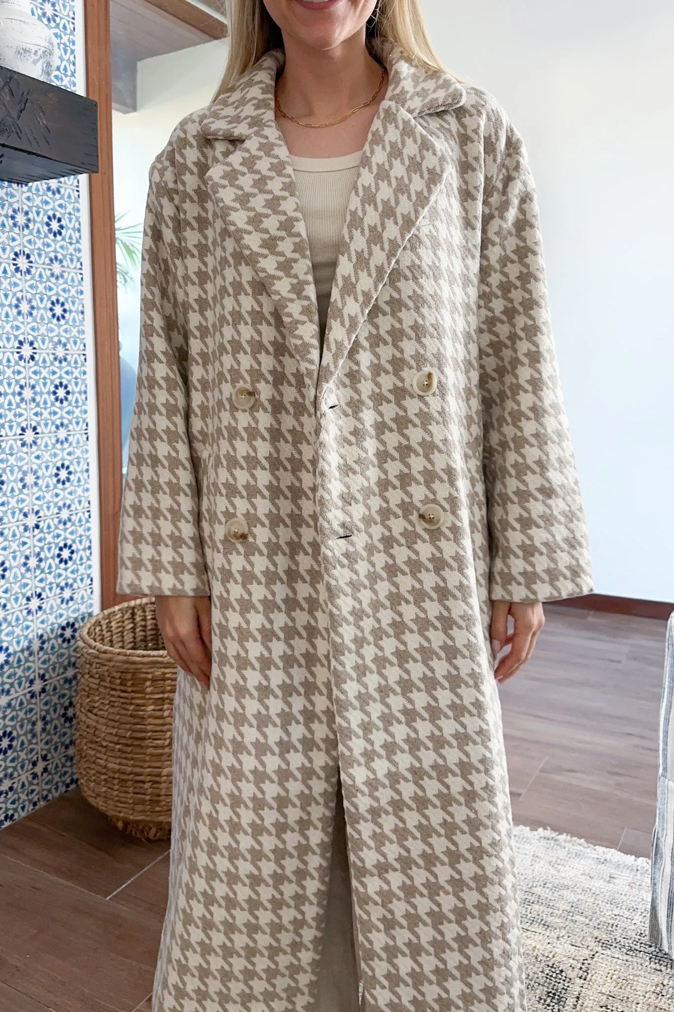 Lilibet Houndstooth Coat