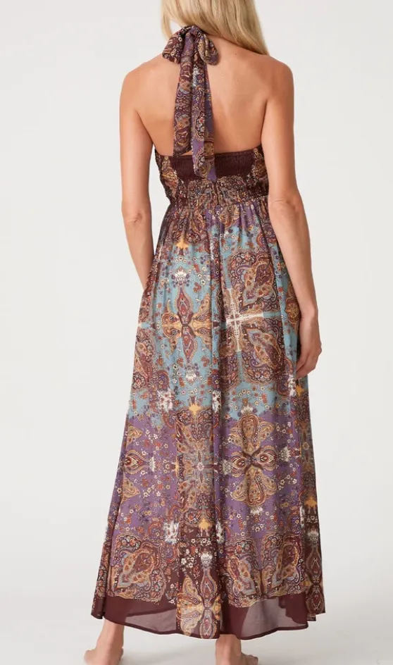 Livna Halter Maxi Dress