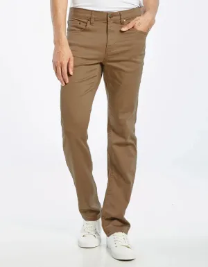 Lois Brad Slim Pant - Toasted Almond
