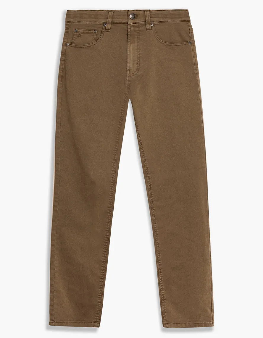 Lois Brad Slim Pant - Toasted Almond