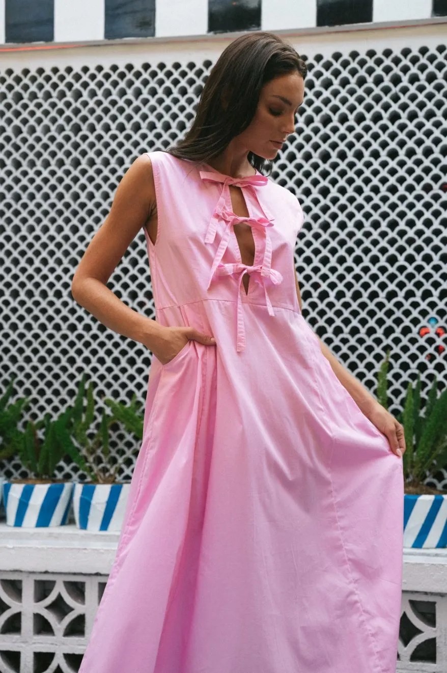 Lombok Dress - White Poplin