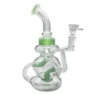 Magic Lamp - Glass Recycler 20cm Dab Adaptable Bong - GWR20