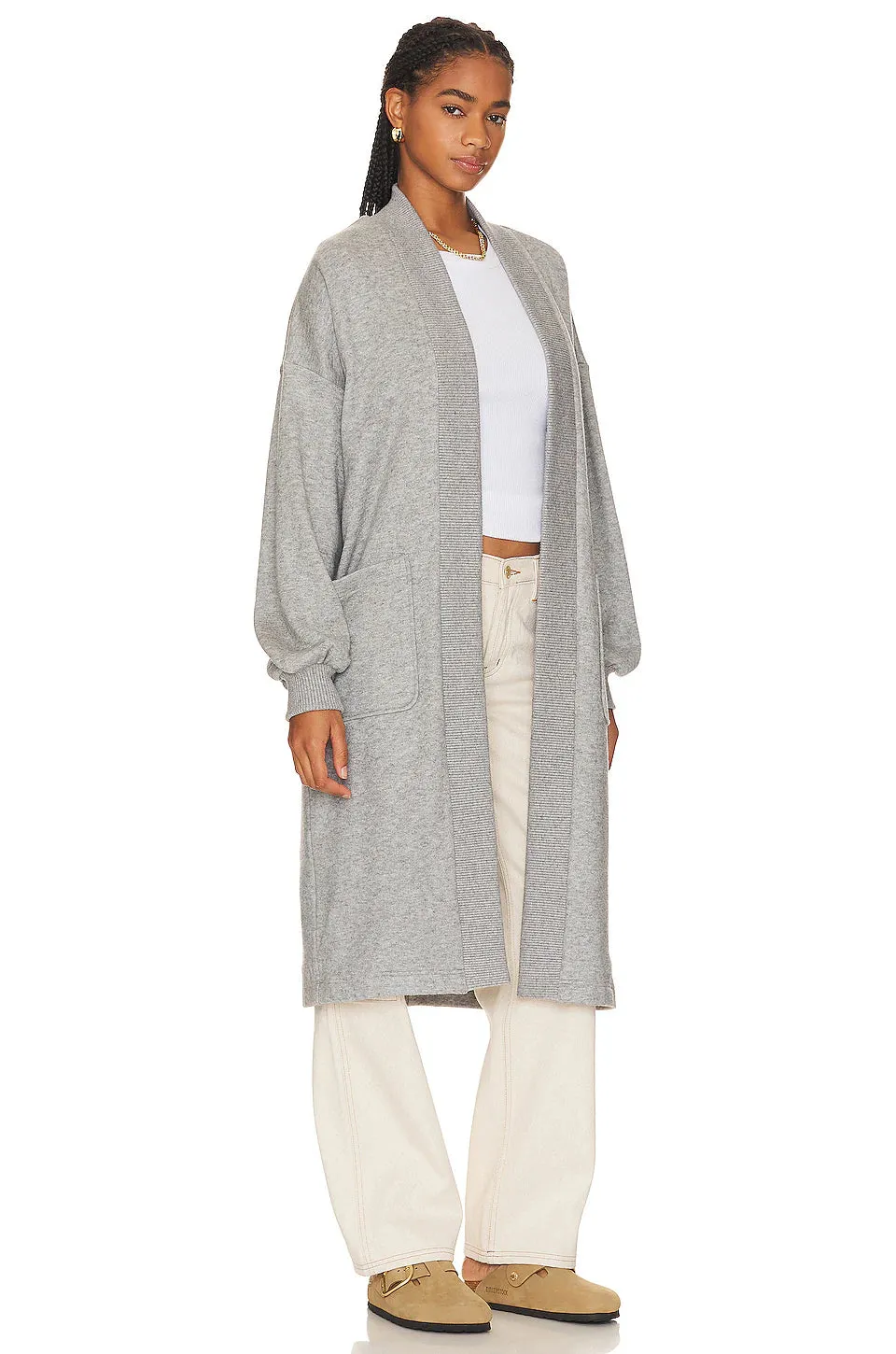Marla Coat in Heather Grey