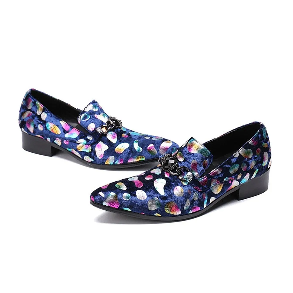 Men Slip On 3CM Heel Loafer Shoes