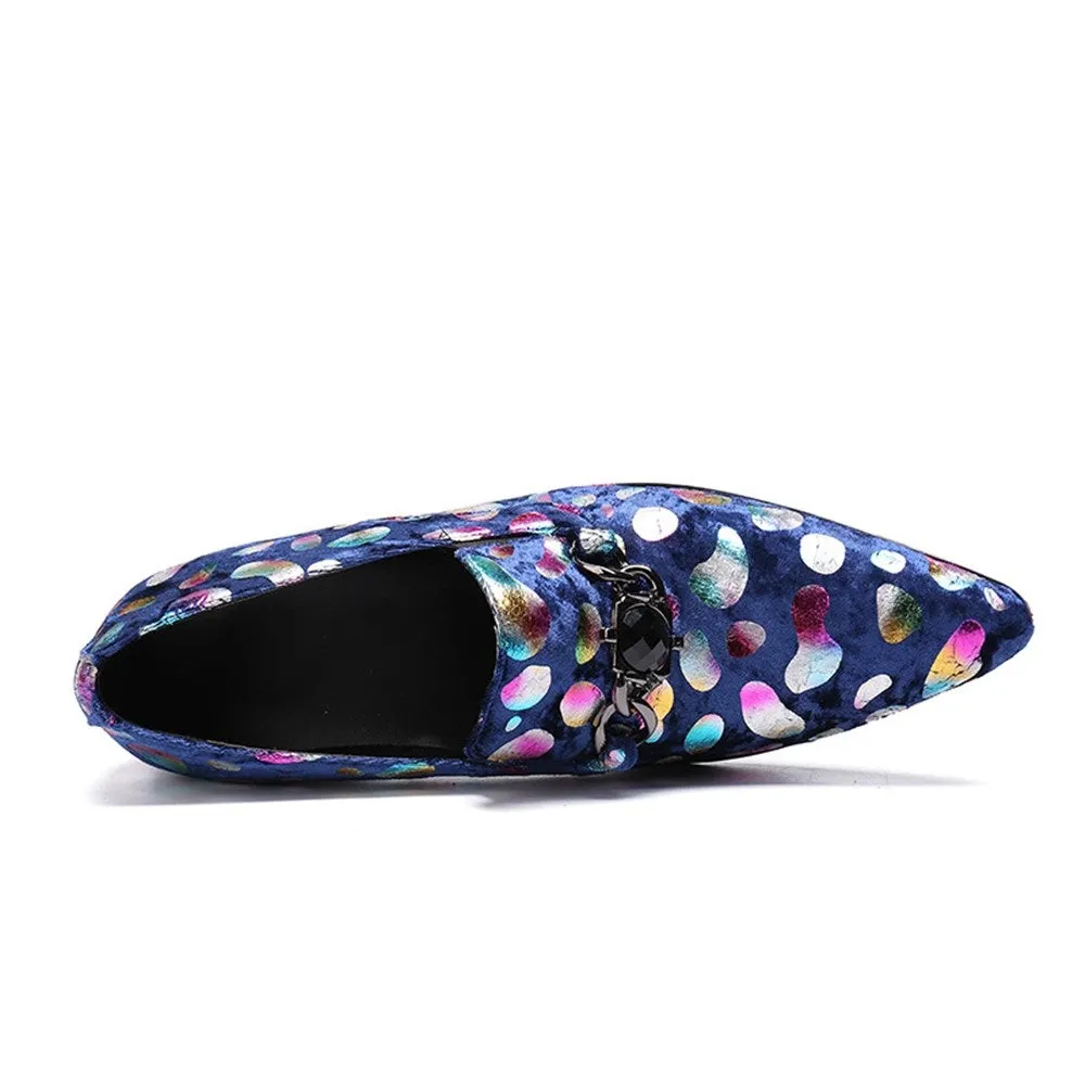 Men Slip On 3CM Heel Loafer Shoes