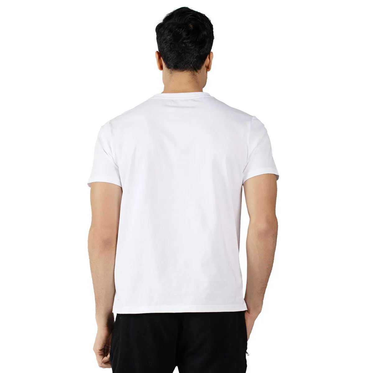 Mens Crew Neck Short Sleeve Geometric Print T-shirts