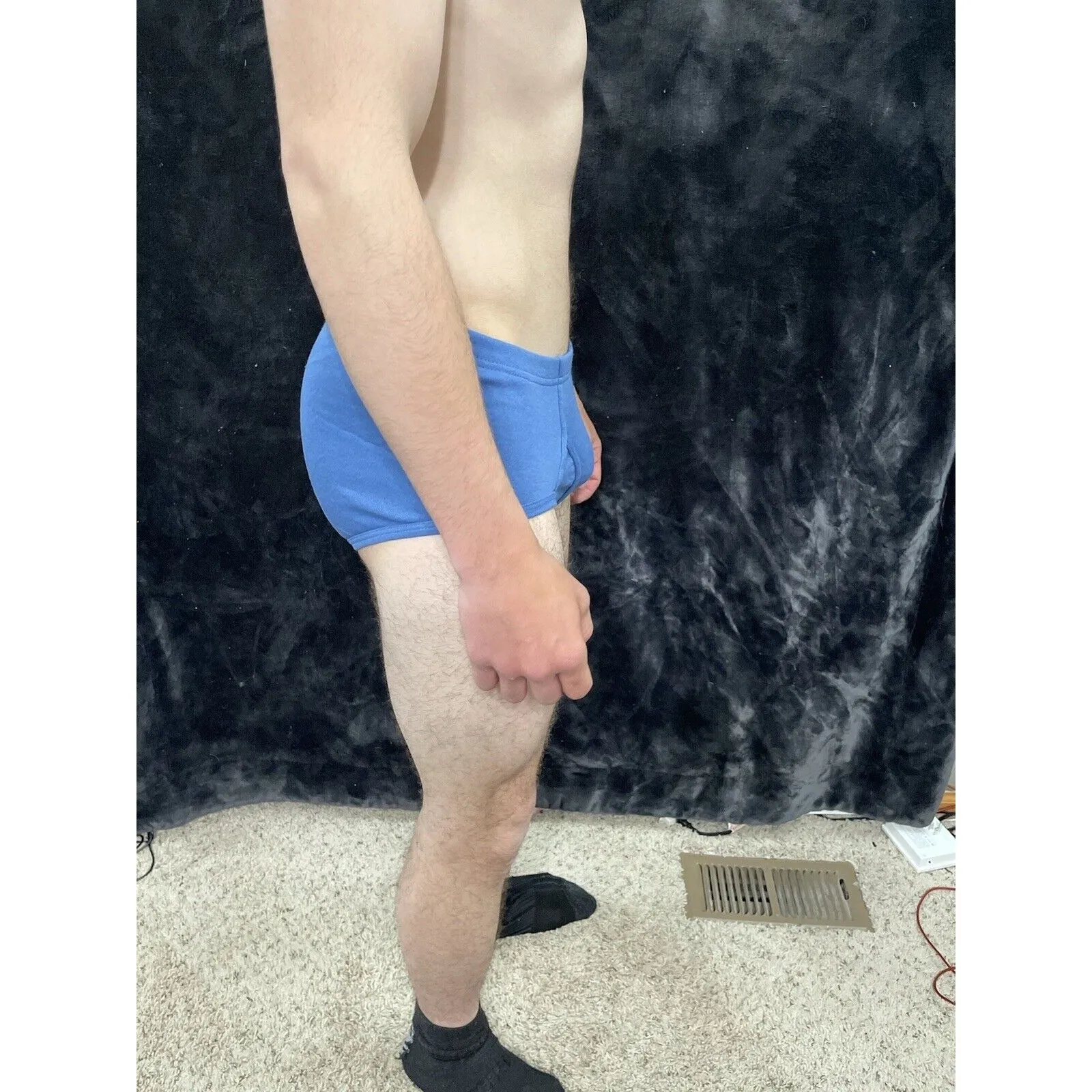 Men’s Hanes Comfortsoft Blue Briefs Medium