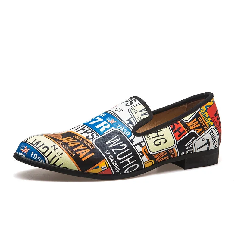 Men's Spring/Autumn Genuine Leather Slip-Ons