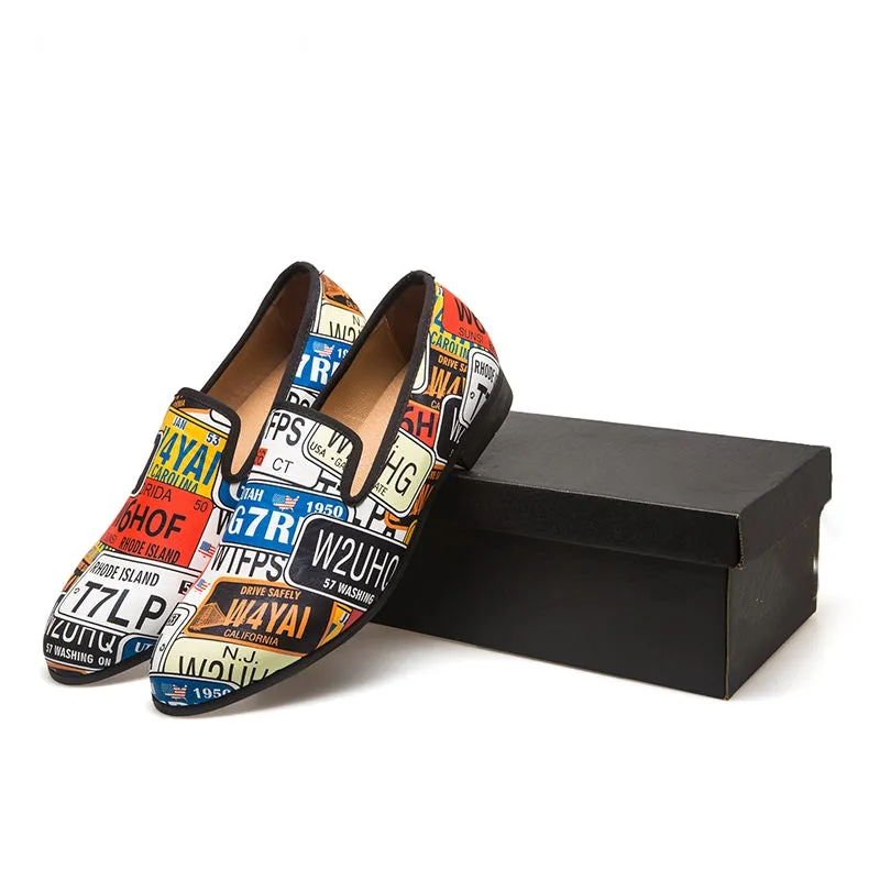 Men's Spring/Autumn Genuine Leather Slip-Ons