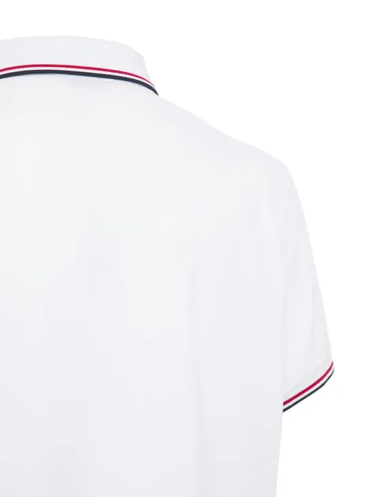 Moncler   Cotton piquet polo shirt 