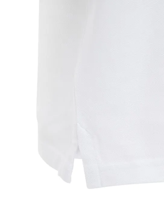 Moncler   Cotton piquet polo shirt 
