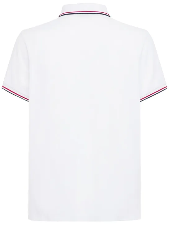 Moncler   Cotton piquet polo shirt 