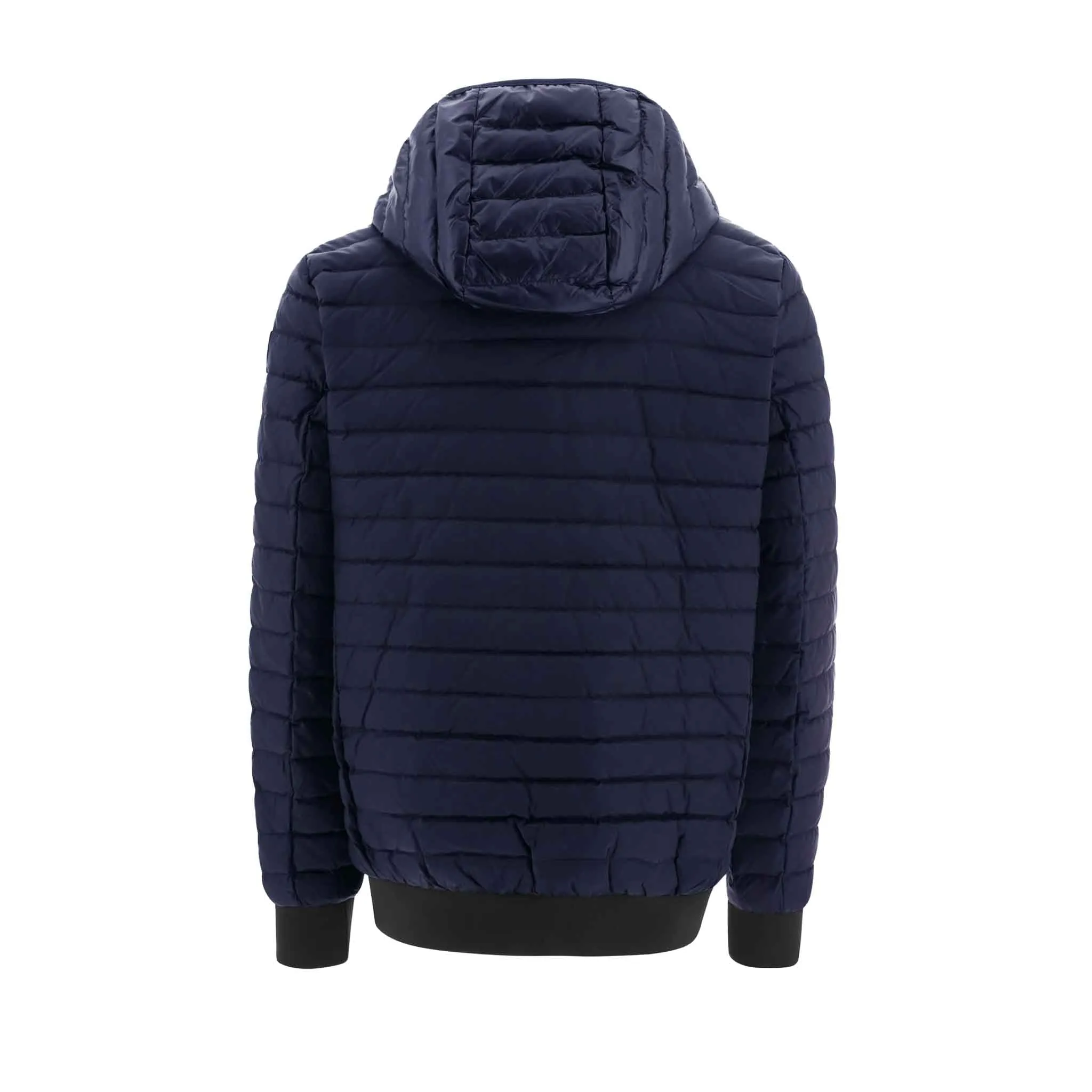 Moose Knuckles Mens Air Down Bomber in Navy