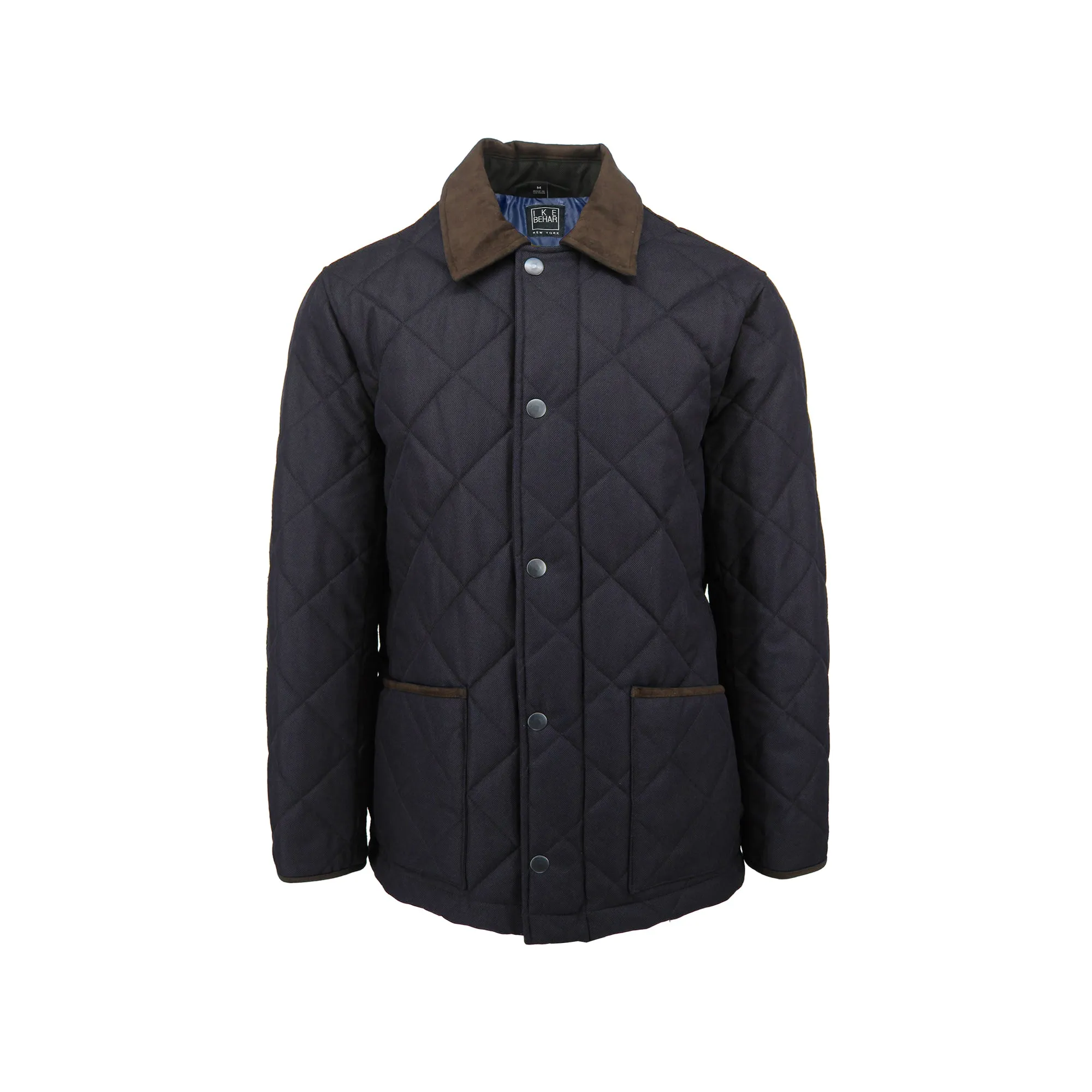 Navy Enfield Quilted Jacket