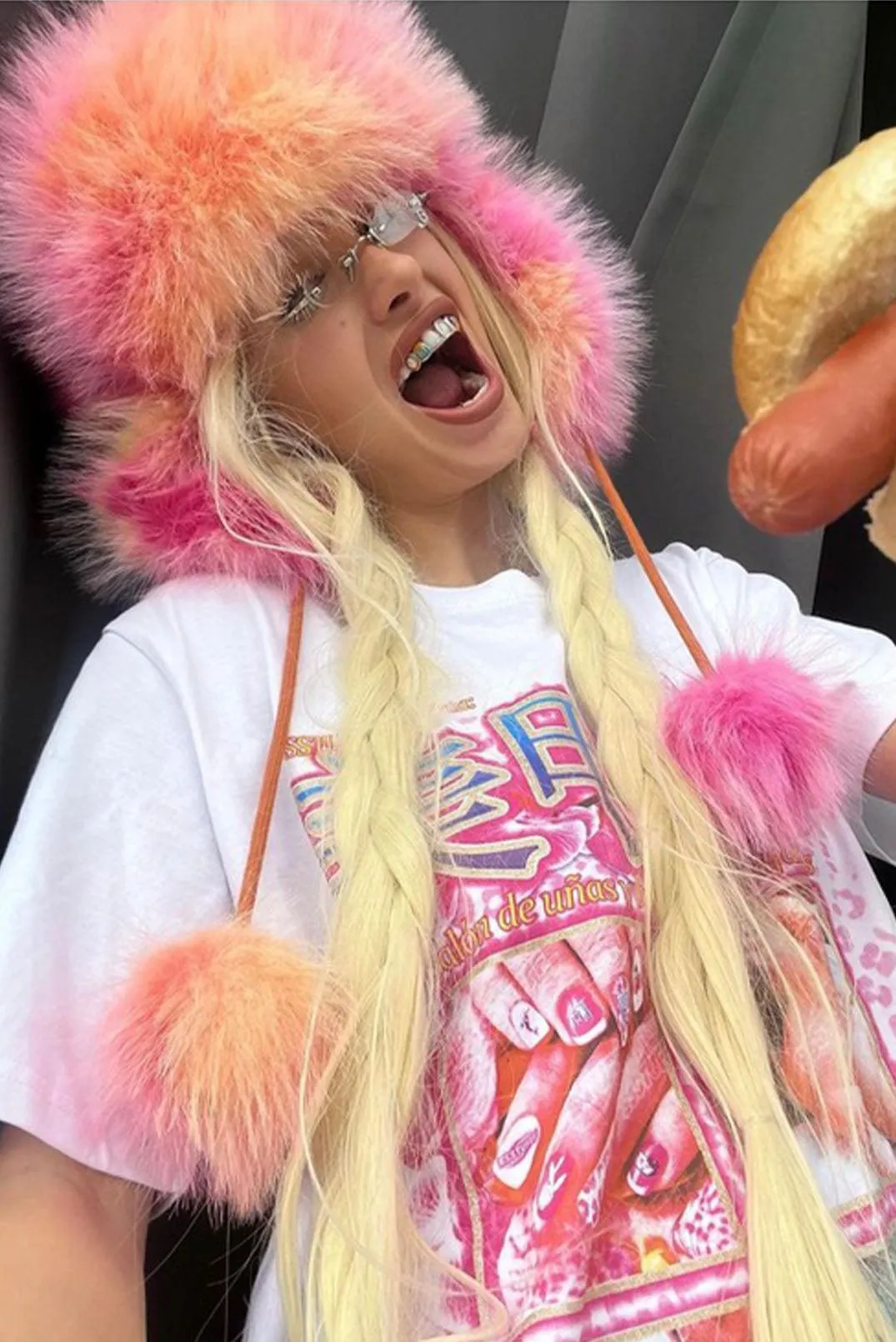 No Fox Faux Fur Trapper Festival Hat
