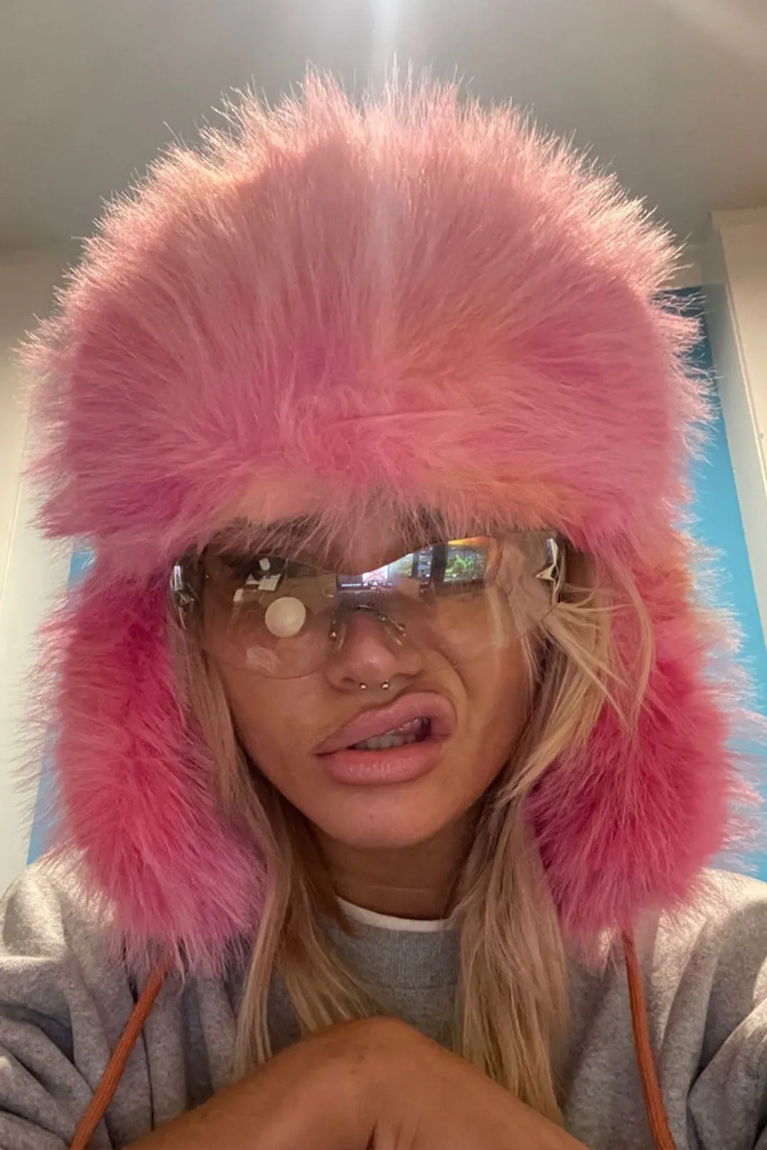 No Fox Faux Fur Trapper Festival Hat