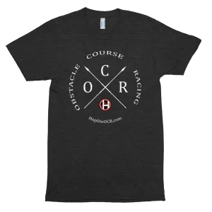 Obstacle Course Racing Crossed Spears Unisex Tri-Blend Track Shirt