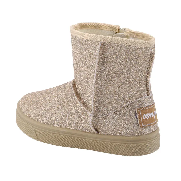 Oomphies Frost Gold Glitter Boot