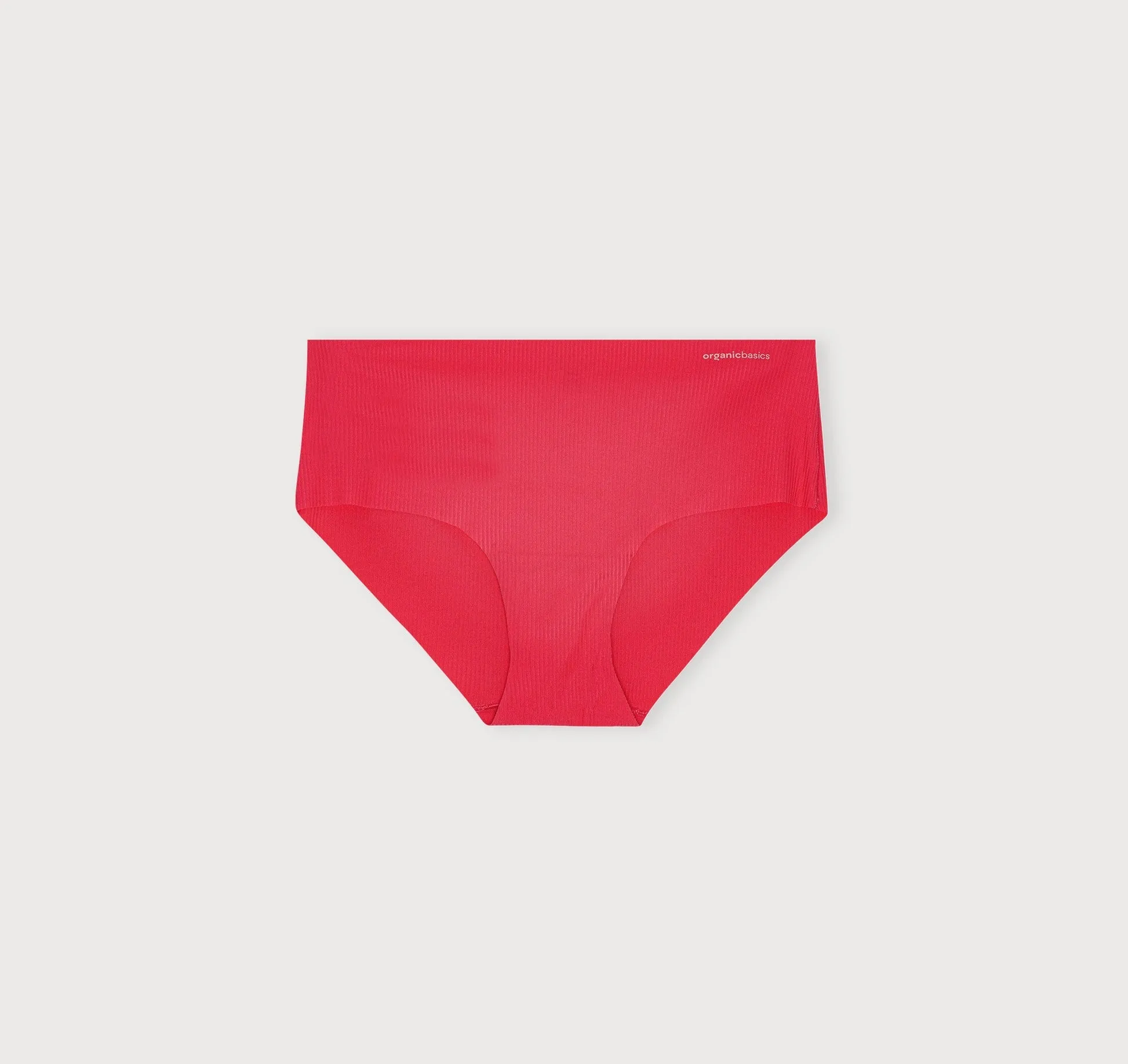 Organic Basics Naked Rib Hipster - Strawberry