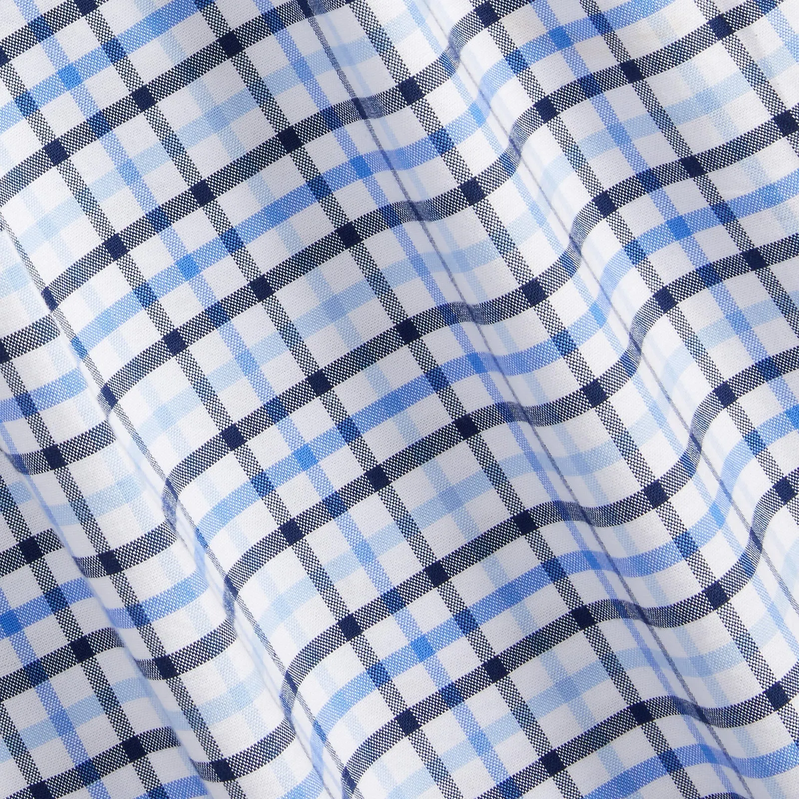 Oxford Shirt - Check - Blue & White