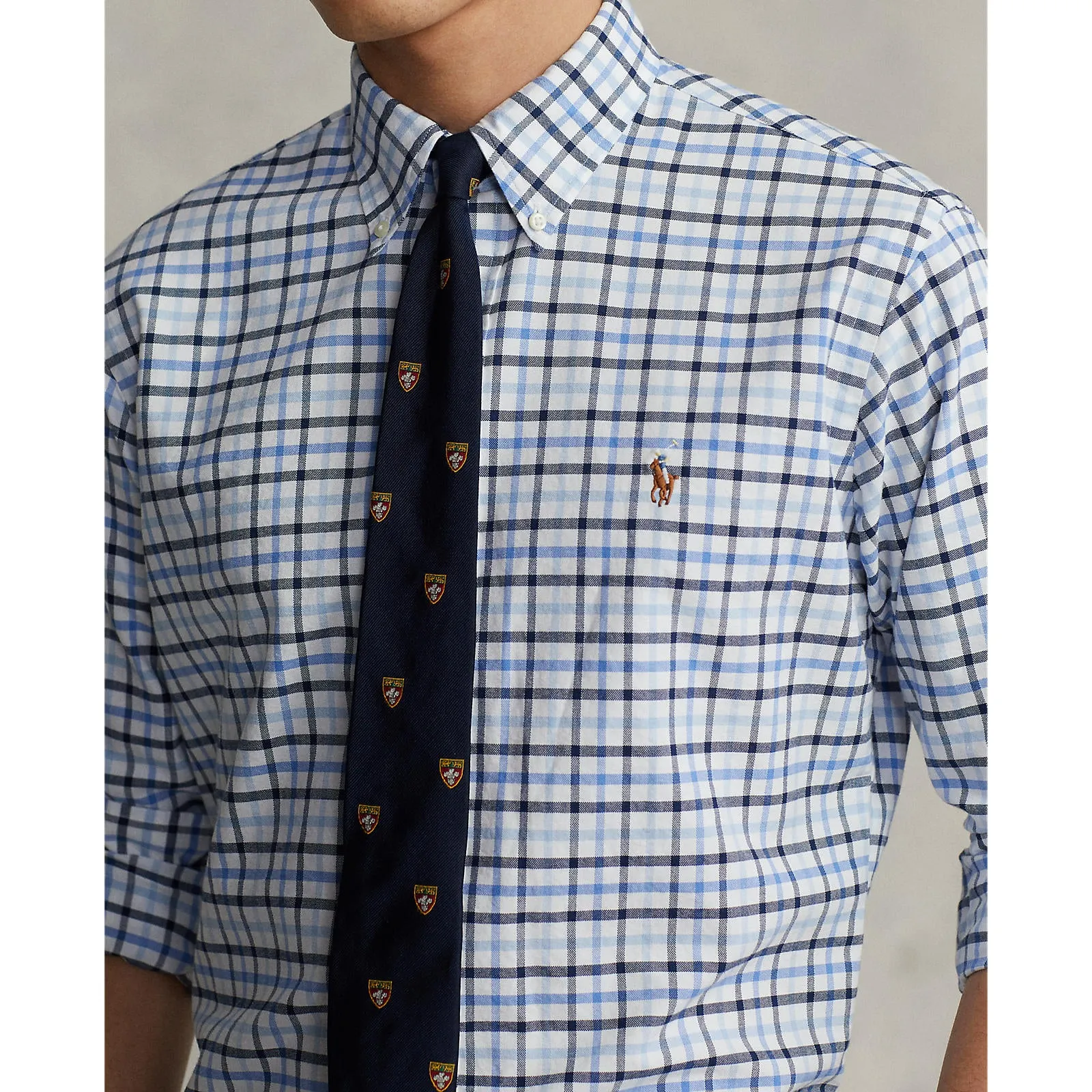 Oxford Shirt - Check - Blue & White