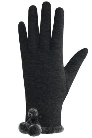 Pom Pom Gloves - Women