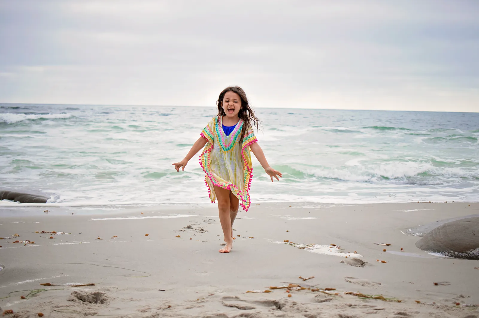 Pom Pom Swim Suit Cover Up - Mommy & Me