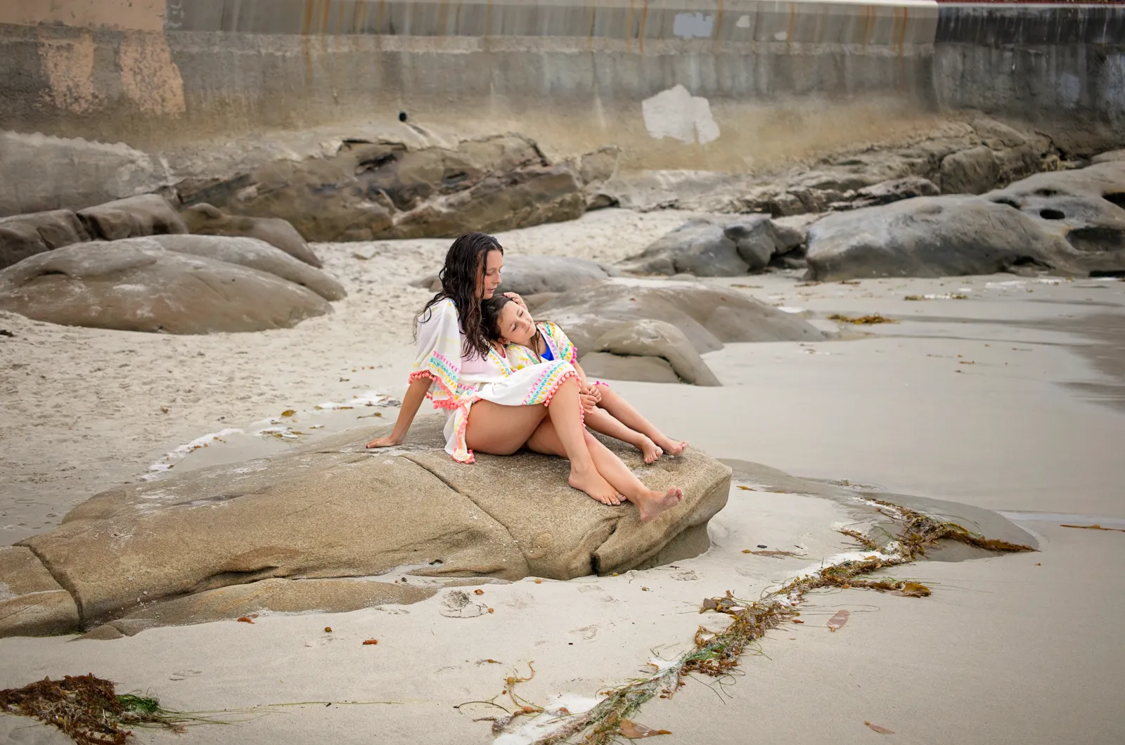 Pom Pom Swim Suit Cover Up - Mommy & Me