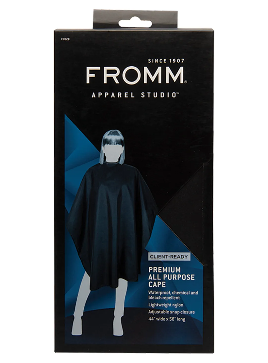 Premium Client All Purpose Salon Cape - Black