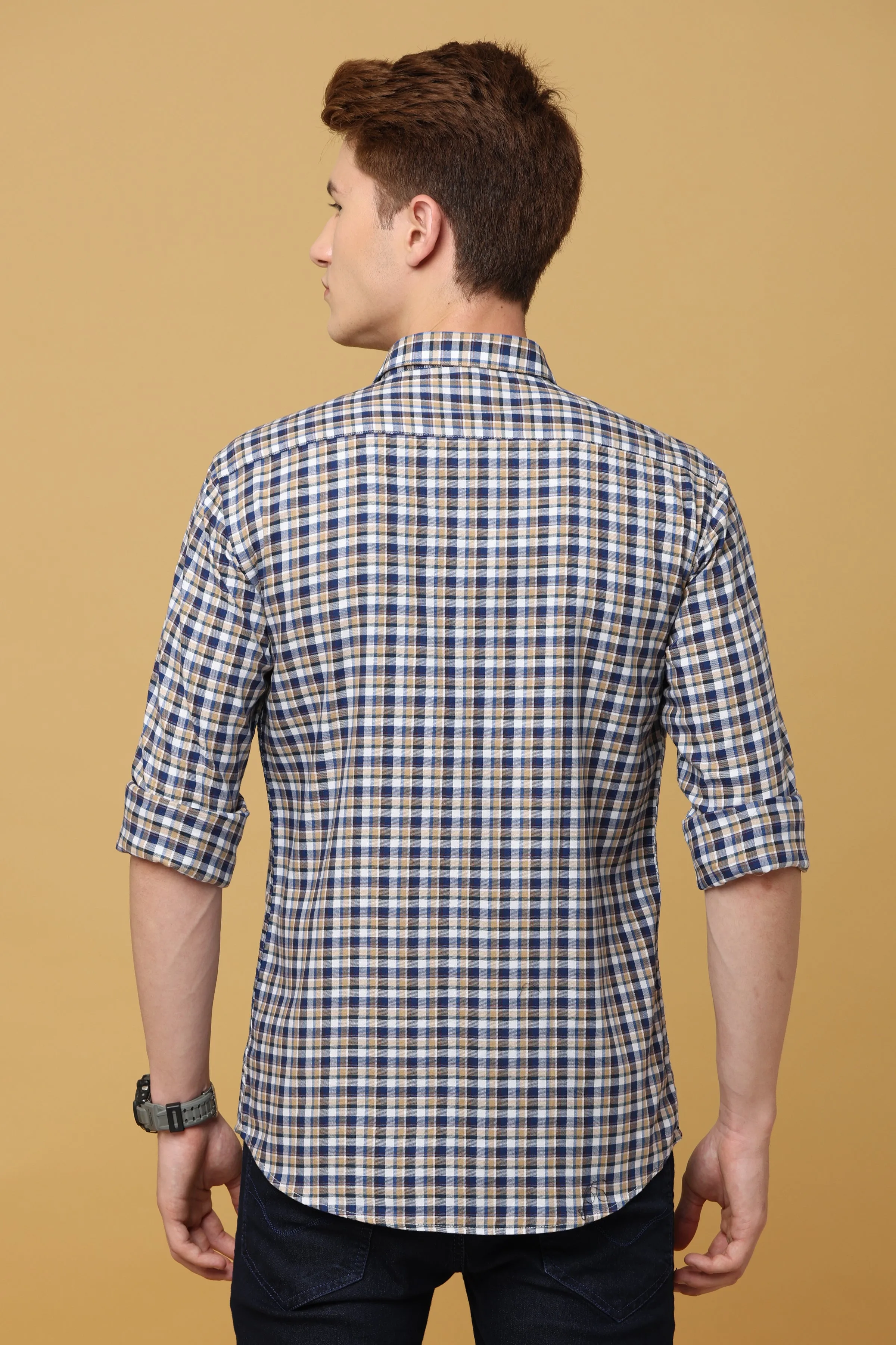 Premium Cotton Check Shirt