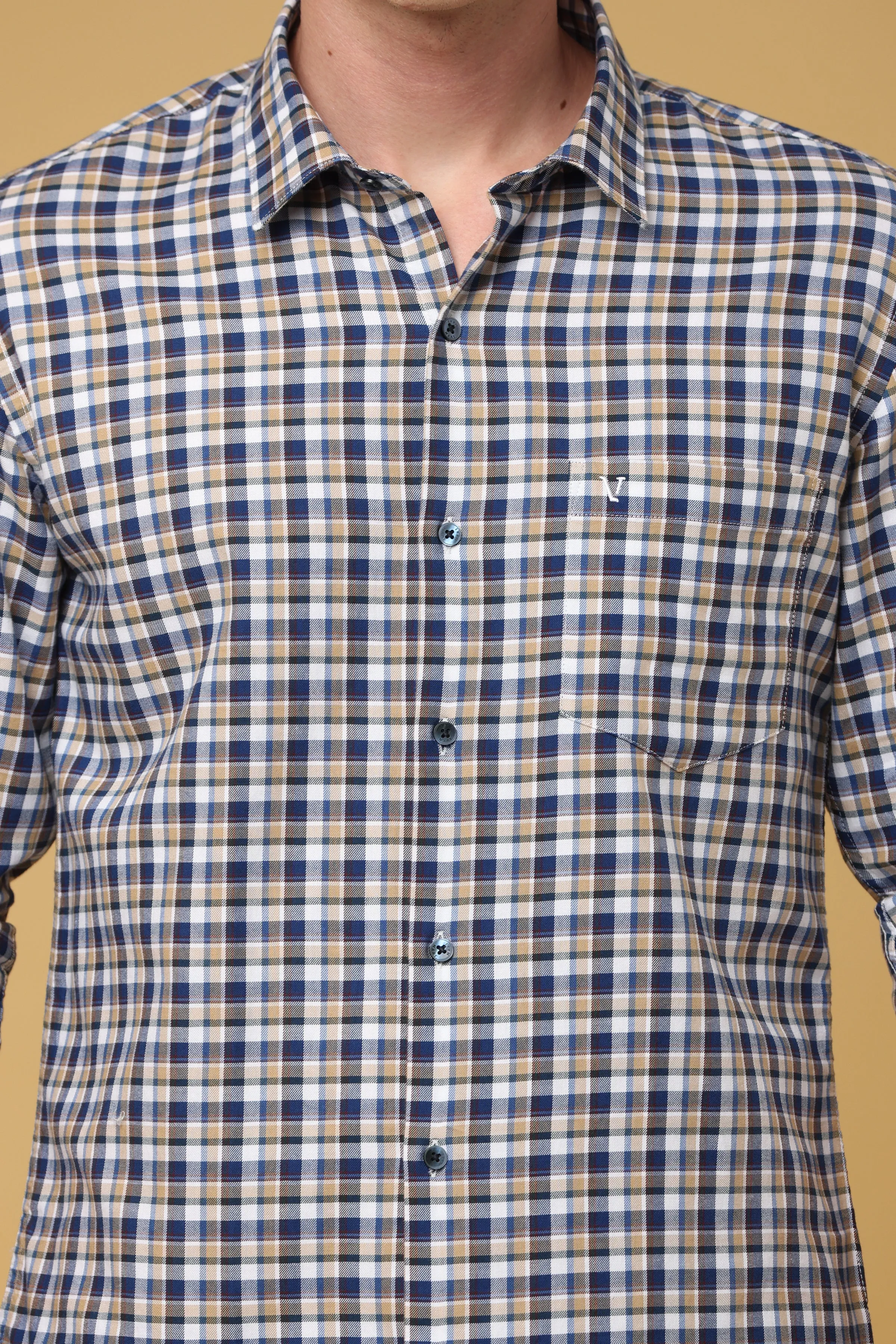 Premium Cotton Check Shirt