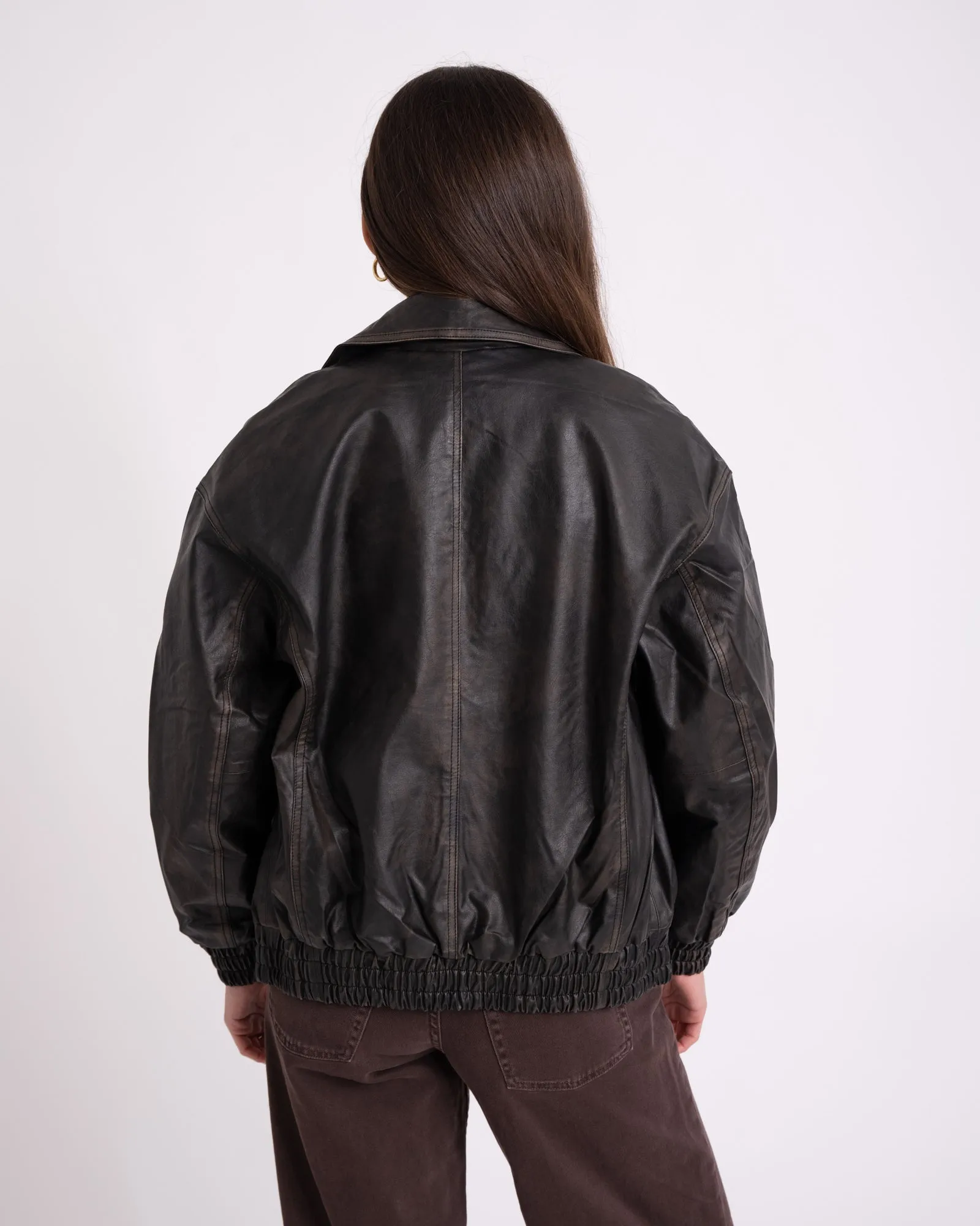 Raven Bomber Jacket Black