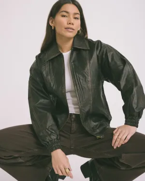 Raven Bomber Jacket Black