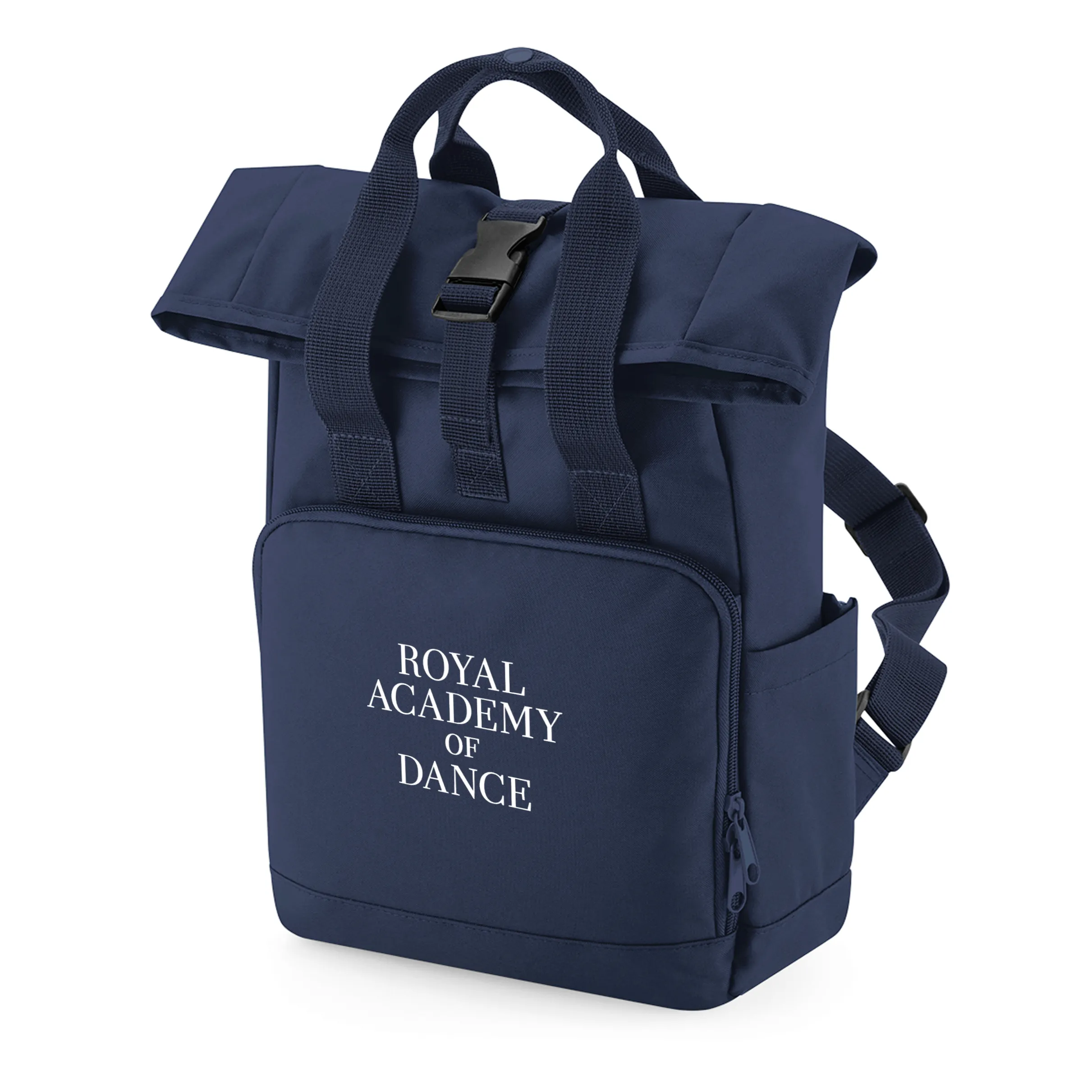 Recycled Large Twin Handle Roll Top Laptop Backpack