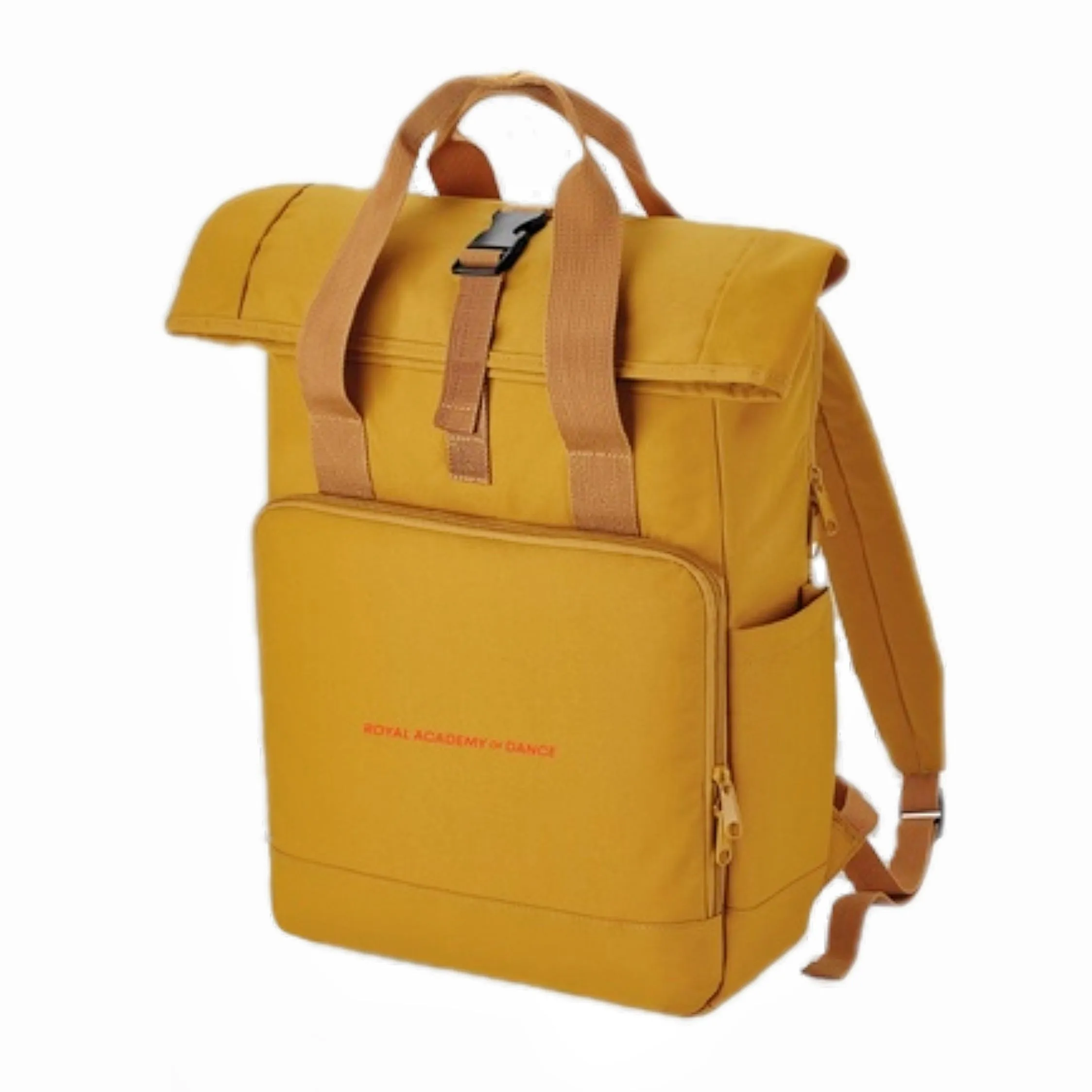 Recycled Large Twin Handle Roll Top Laptop Backpack