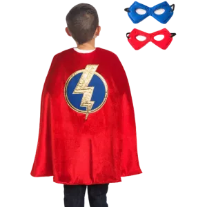 Red Hero Cape & Mask Set