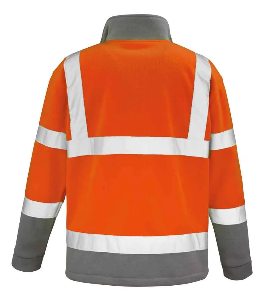 Result - Safe-Guard Hi-Vis Micro Fleece Jacket