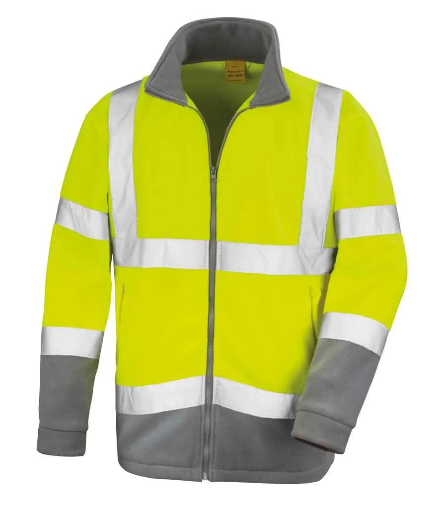 Result - Safe-Guard Hi-Vis Micro Fleece Jacket