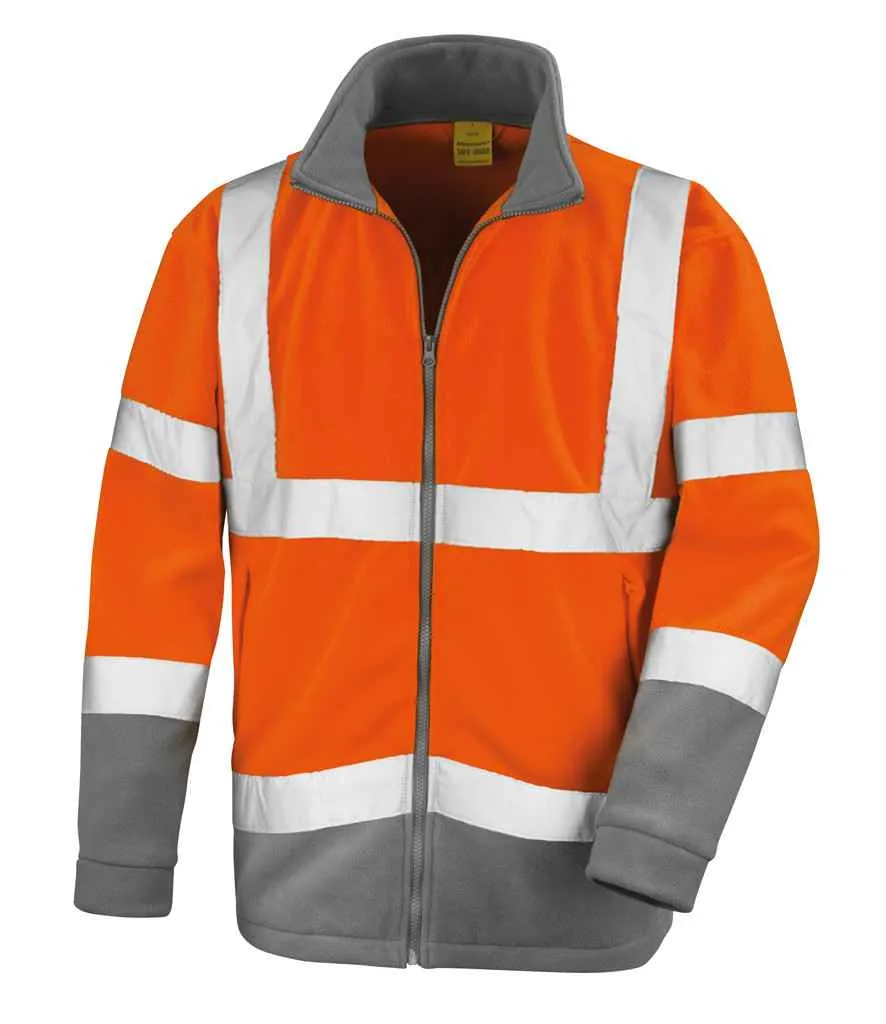Result - Safe-Guard Hi-Vis Micro Fleece Jacket