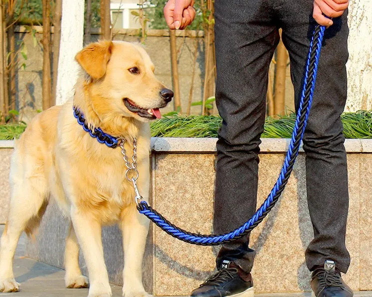 Rope Slip Chain Collar & Leash Set