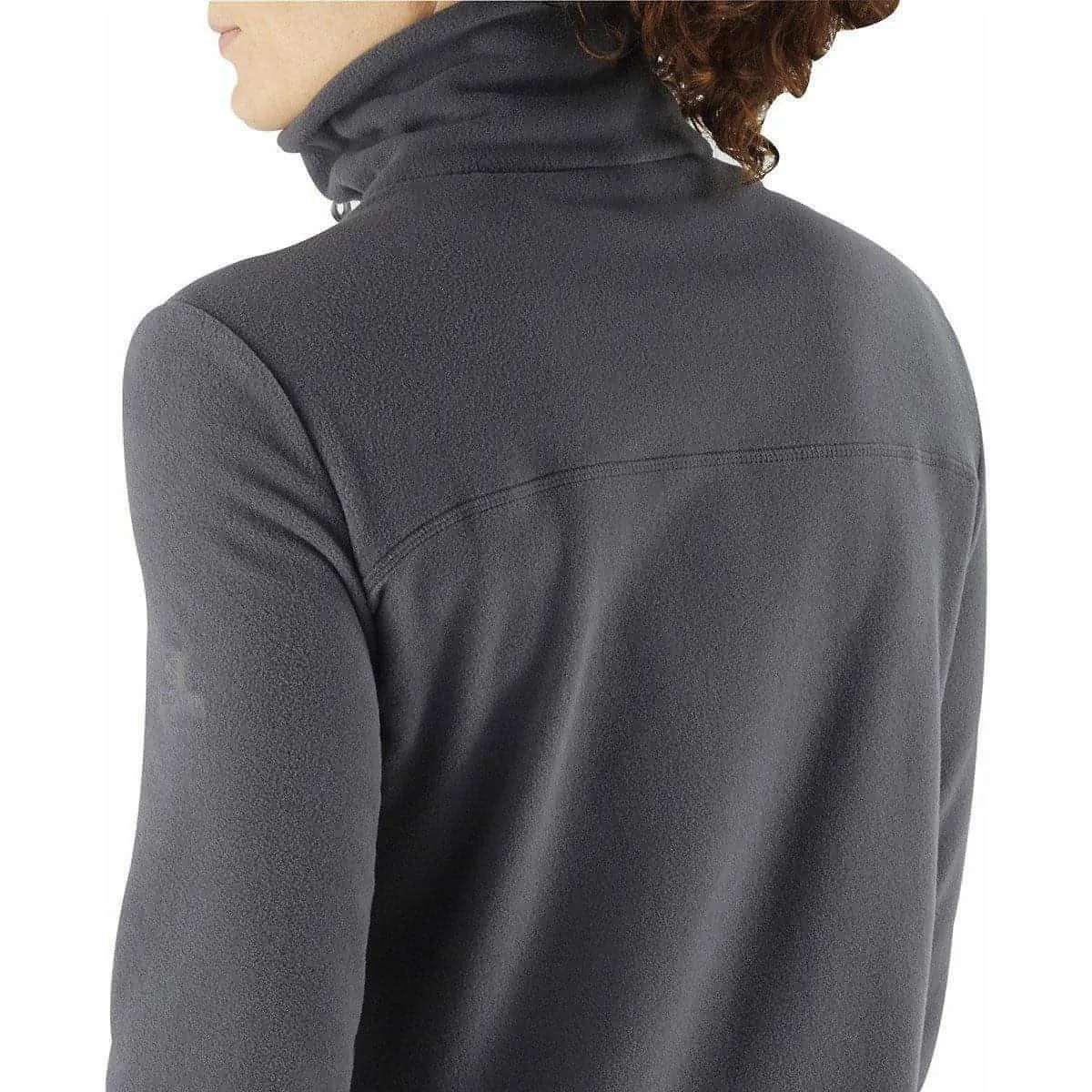 Salomon Essential Cozy Womens Fleece Jacket - Grey